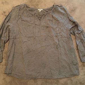 Flowy Embroidered Blouse